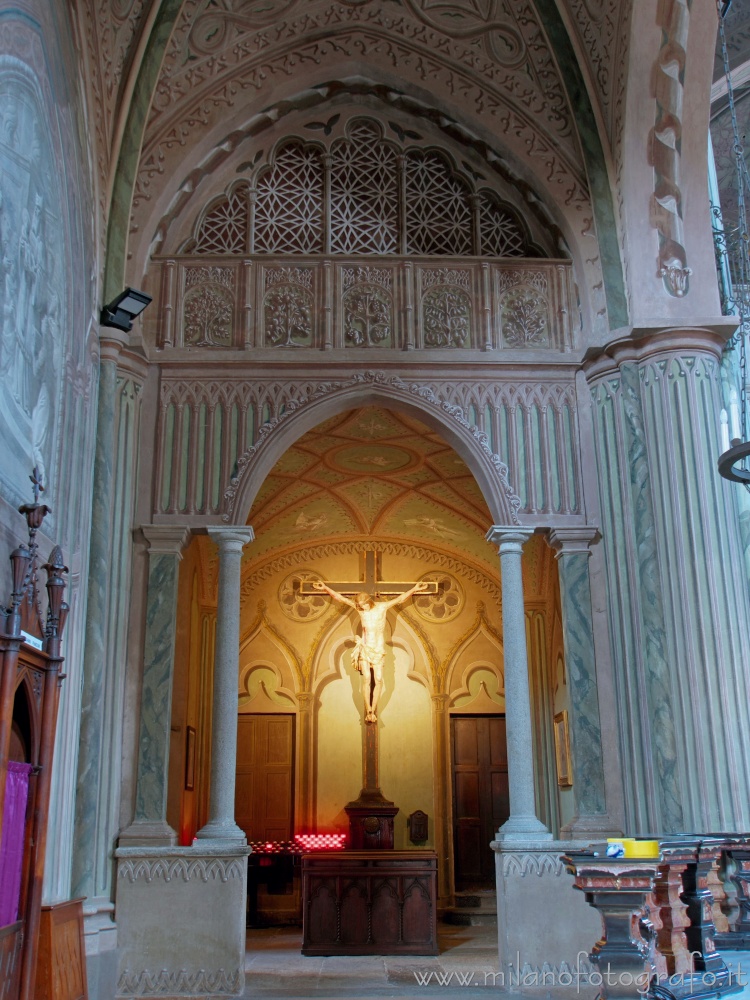 Biella (Italy) - Chapel of the crucifix in the Cathedral of Biella